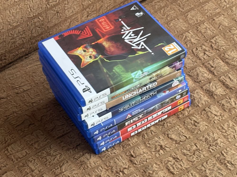 Игры для Sony PlayStation 4 и Sony Playstation 5 диски/Stray/RDR1/RDR2