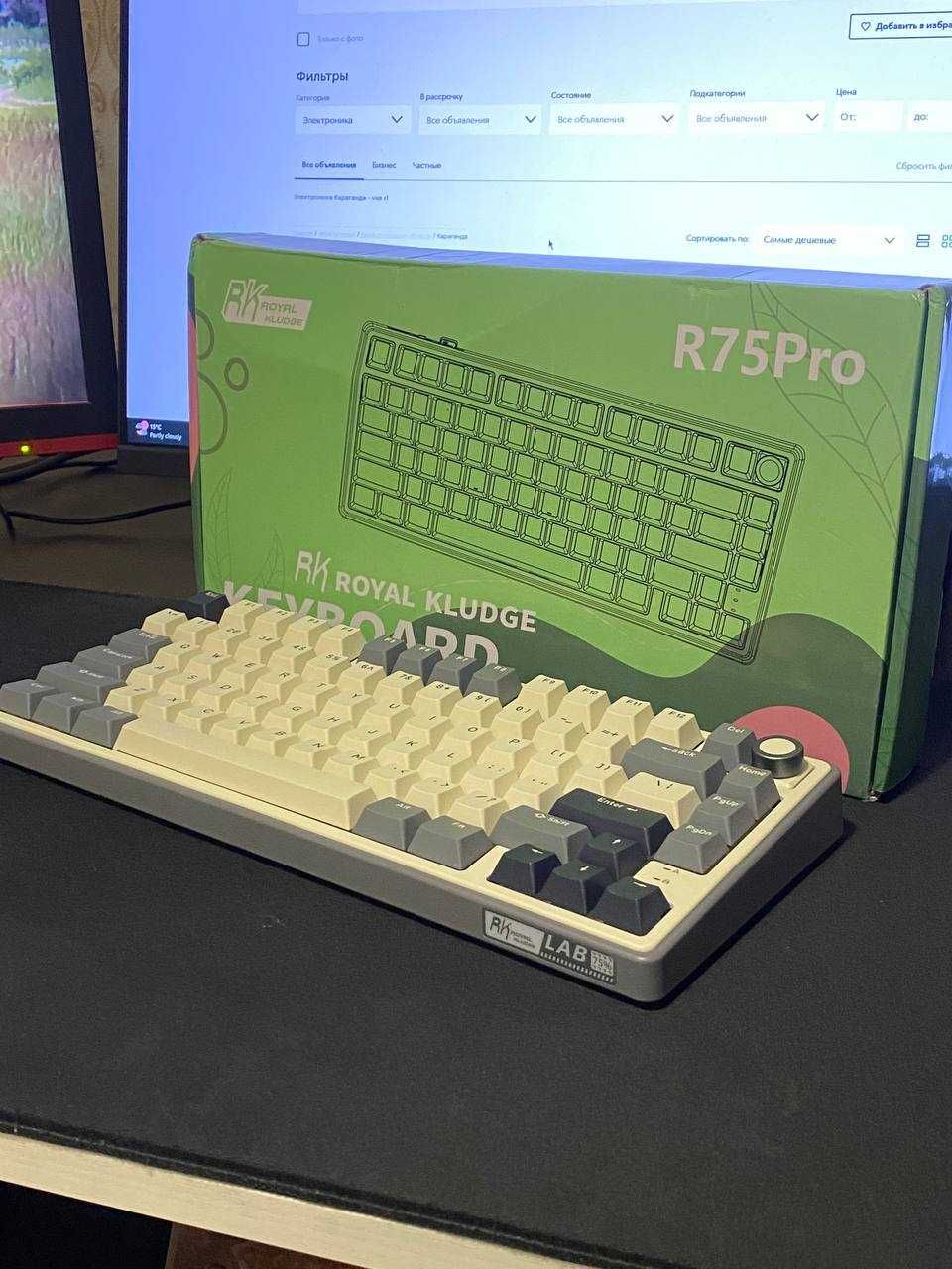 rk r75 pro Беспроводная Механическая Клавиатура