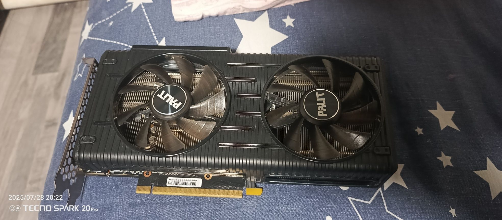 Видеокарта RTX3060ti от palit dual  8gb