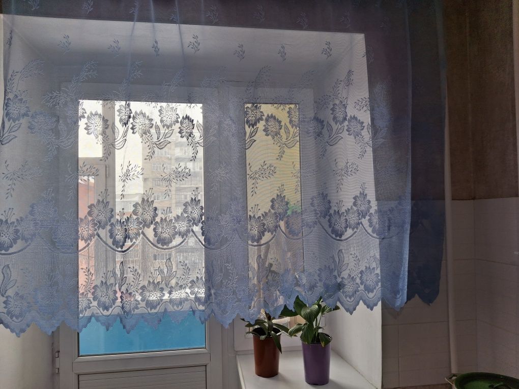 Продам тюль, занавески,  б/у