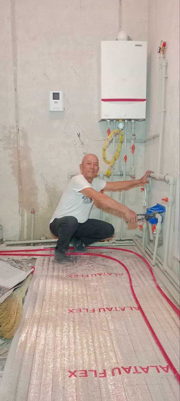 Теплый пол Сантехник сантехника отапление устоновка котлов