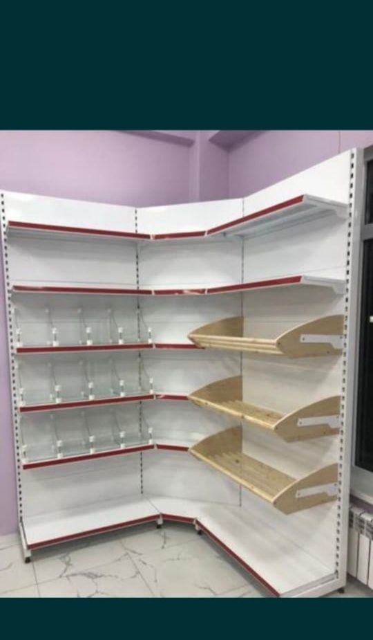 Железный стеллаж овощной полки архивный касса витрина