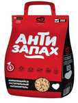 Наполнитель “Антизапах” древесный комкующийся, без аромата 6 л