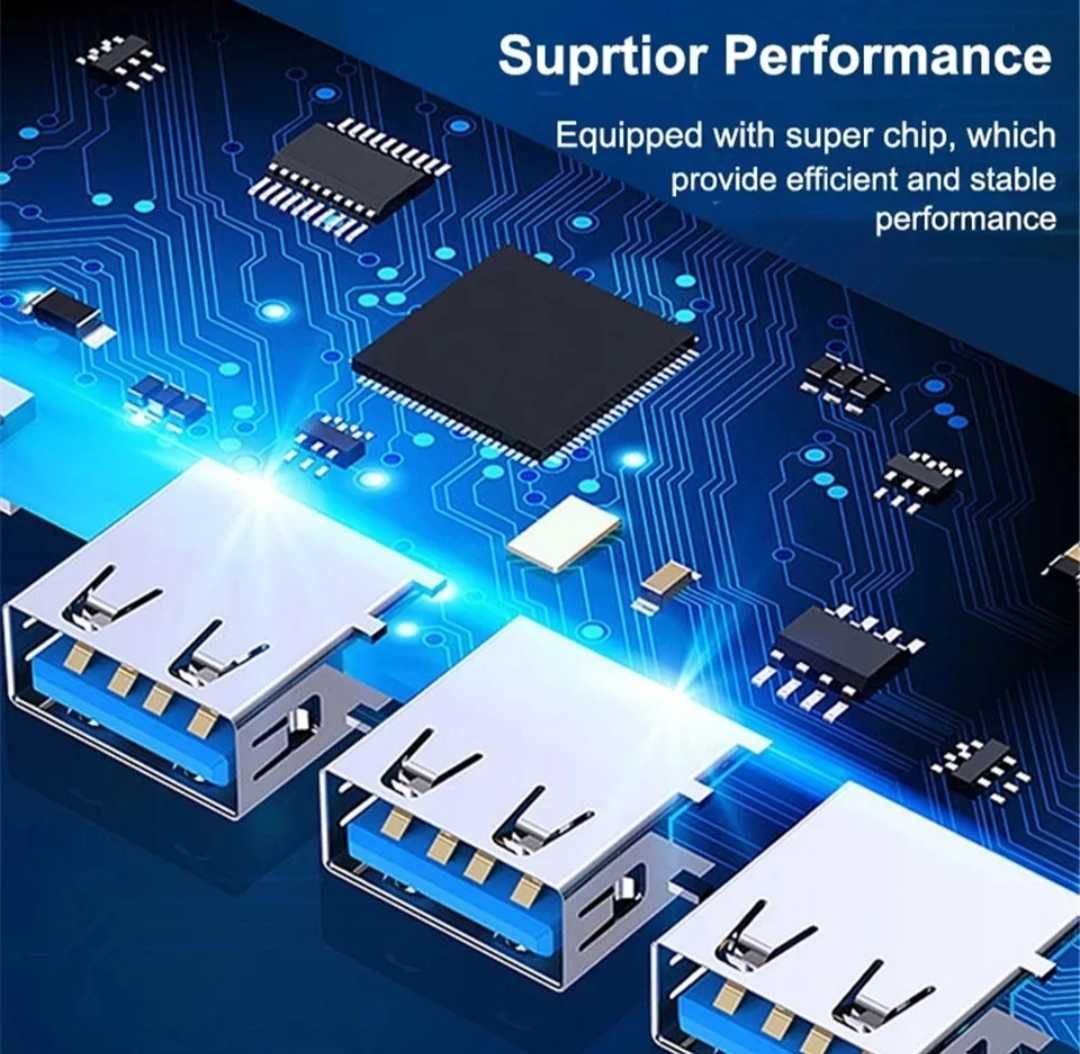 OTG Type C на HUB 3.0 4 порта, для MacBook. Алматы.