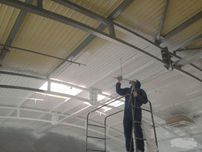Покраска Побелка Ангаров складов. Покраска складов. Покраска ангара.