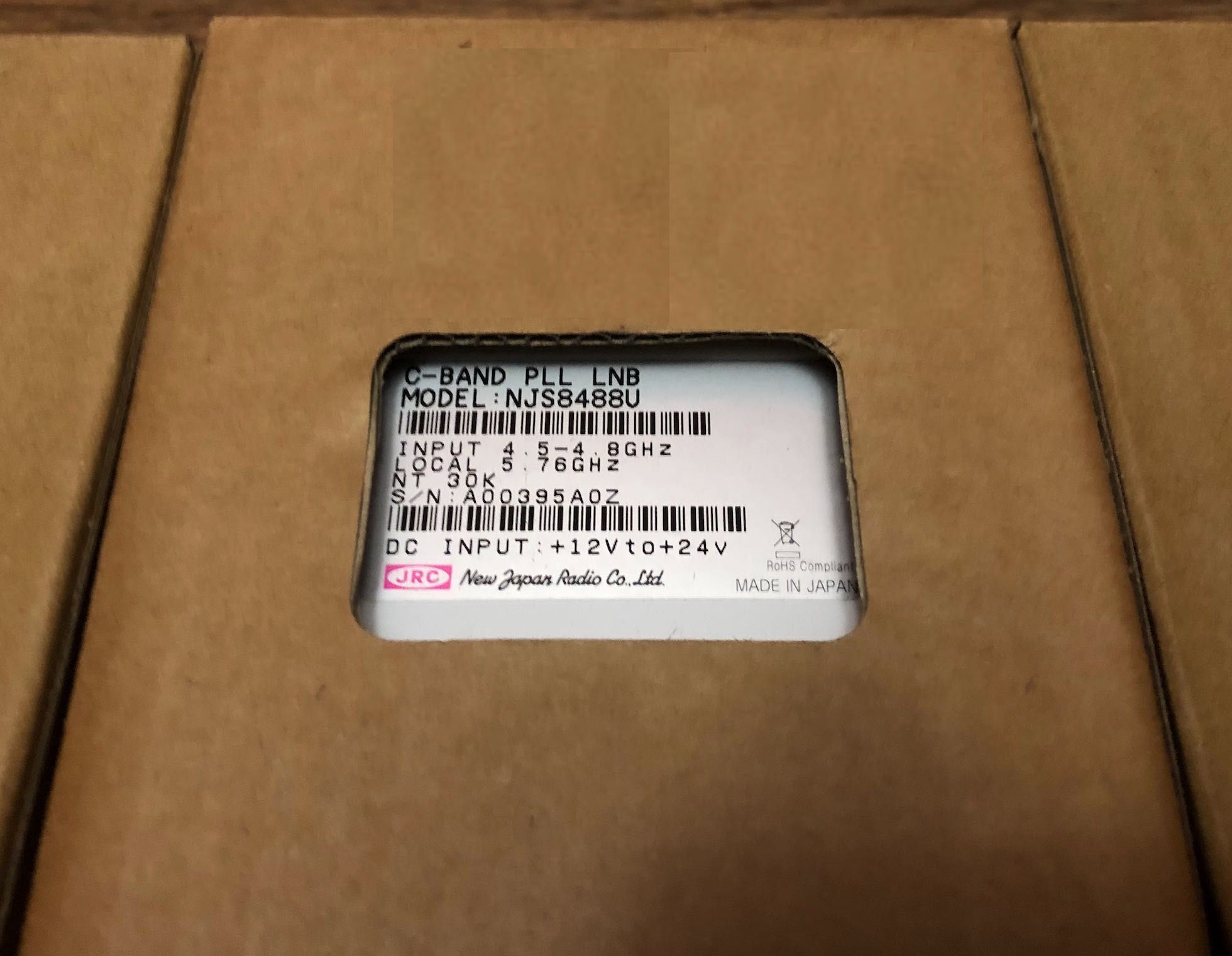 C-Band LNB NJS8487U, NJS8488U Insat (Новые!)
