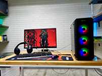 Игровой комплект HyperX с монитором на GTX в рассрочку город Алматы