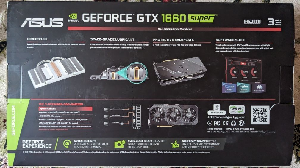 Geforce Gtx 1660 super 6gb