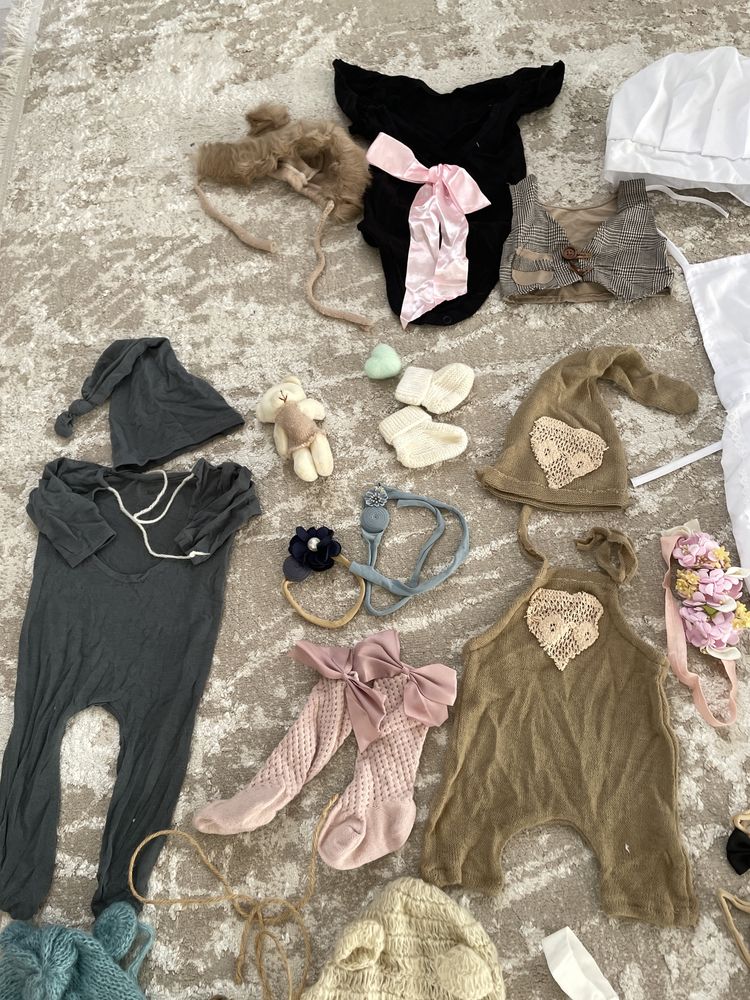 Одежда ткани для фотосессии new born