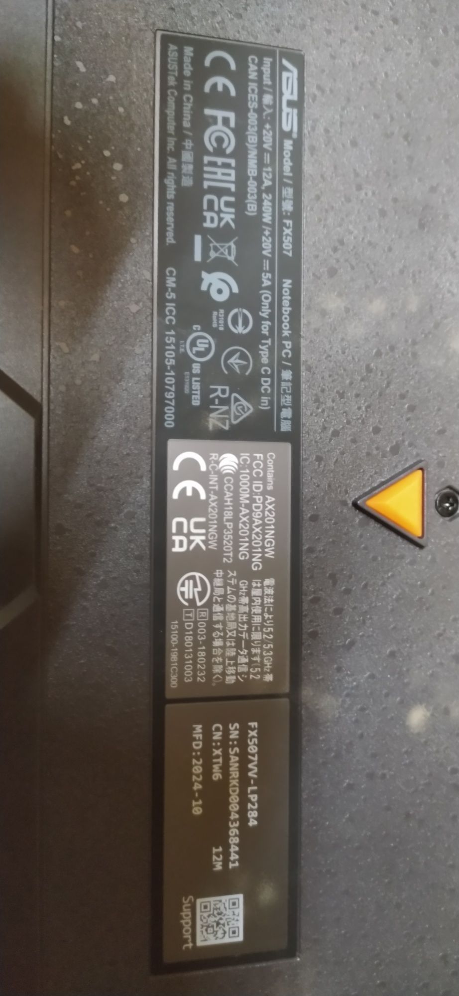 Ноутбук Asus Tuf Gaming F15