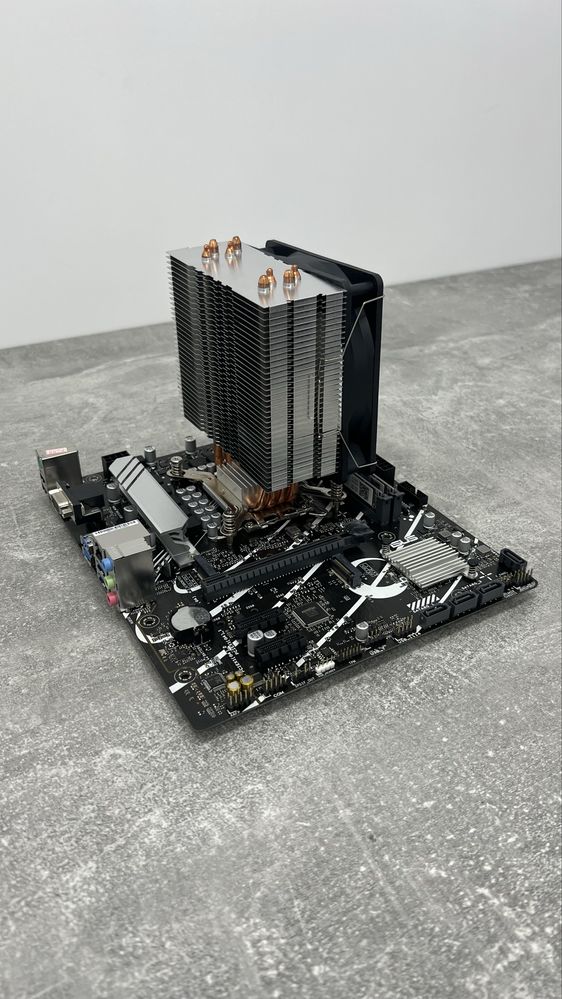 Процессор intel i5-13400f + b760m + ddr4(16gb 8*2) + cpu cooler.