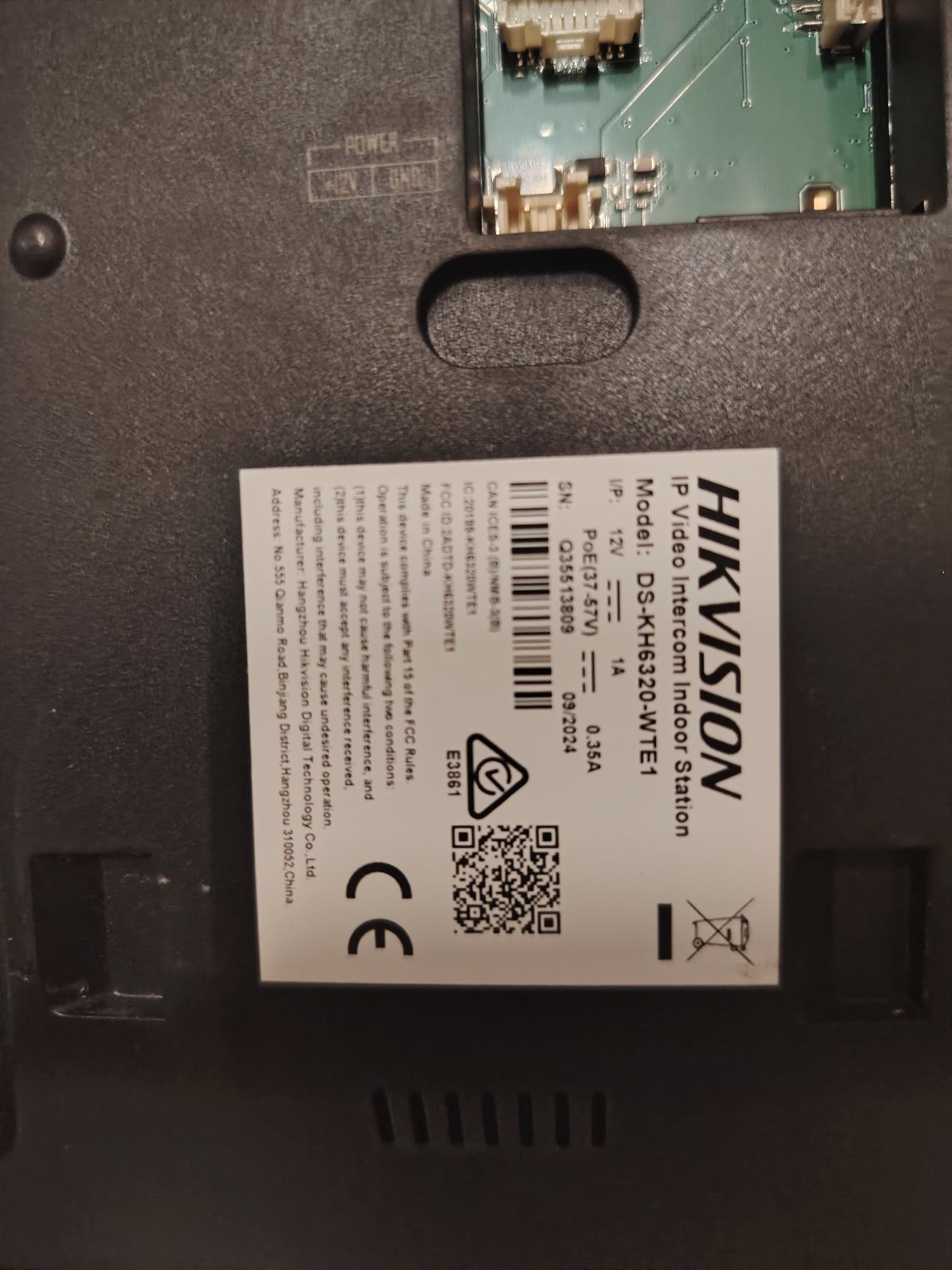 Видео домофон DS-KIS603-P