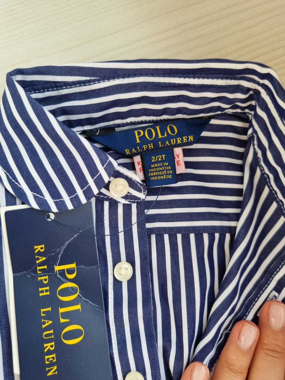 Детское полосатое платье Ralph Lauren