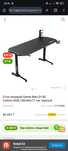 Стол игровой Game Max D140 Carbon RGB,140х60x77 см, черный