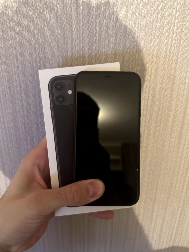 Iphone 11 black 64gb с док айфон 11 черный на 64гб