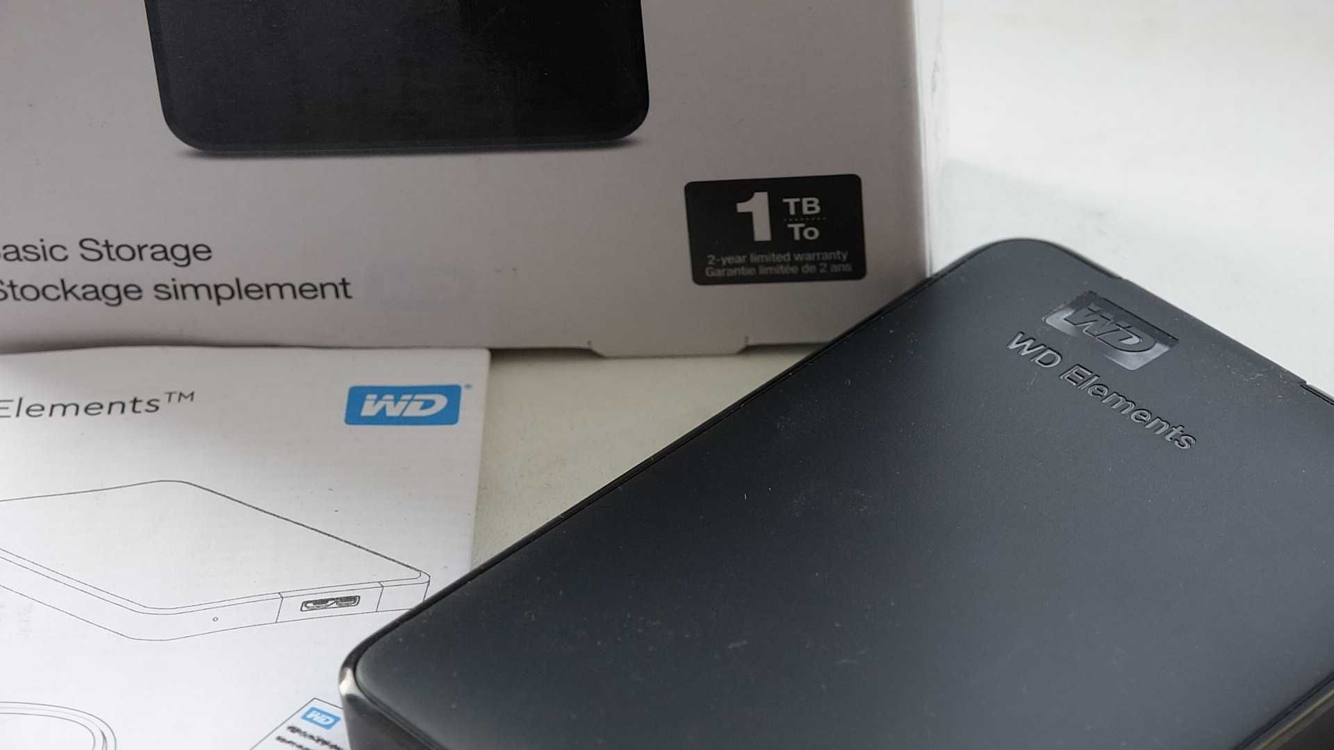 новый Внешний HDD 1000Gb 2.5", WD Elements (WDBU6Y0020BBK-WESN)