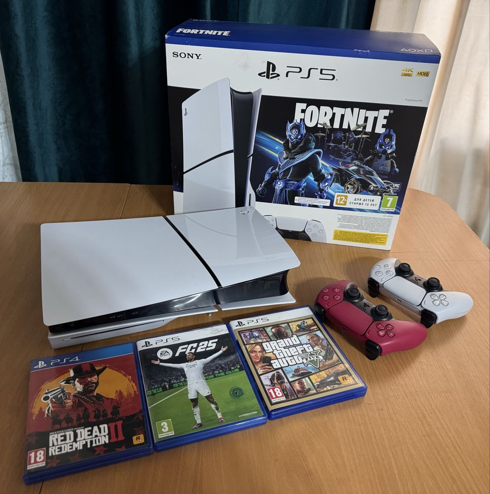 Ps5 slim в идеальном состоянии