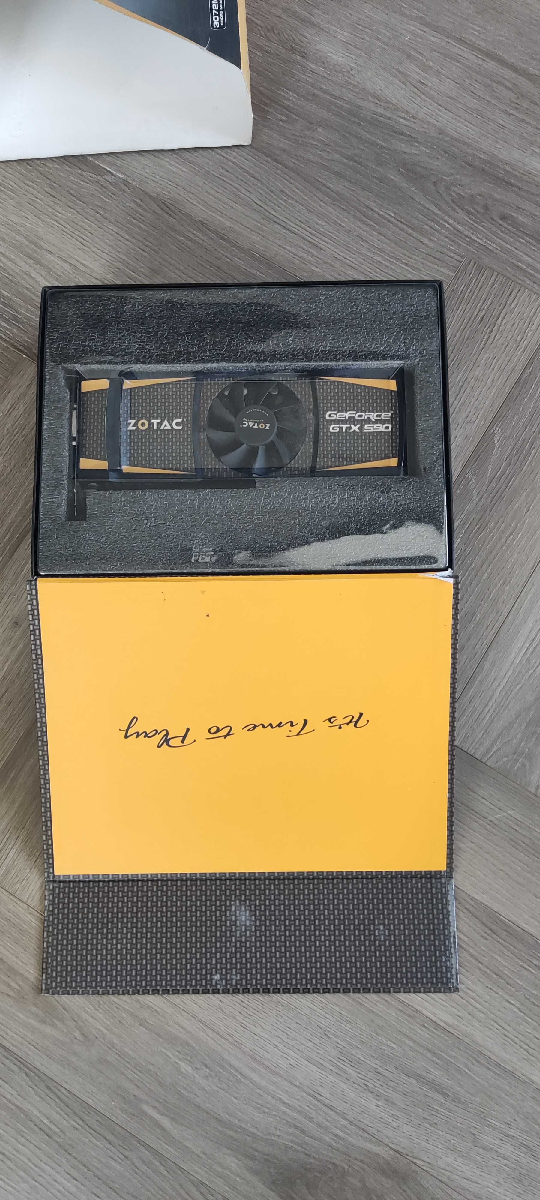 Продам Видеокарту  GTX 590 3 ГБ Zotac NVIDIA GeForce