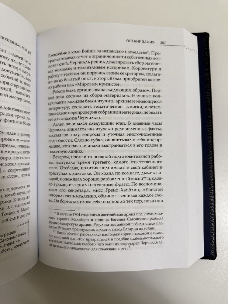 Книга «Эффективный Черчилль» в коже