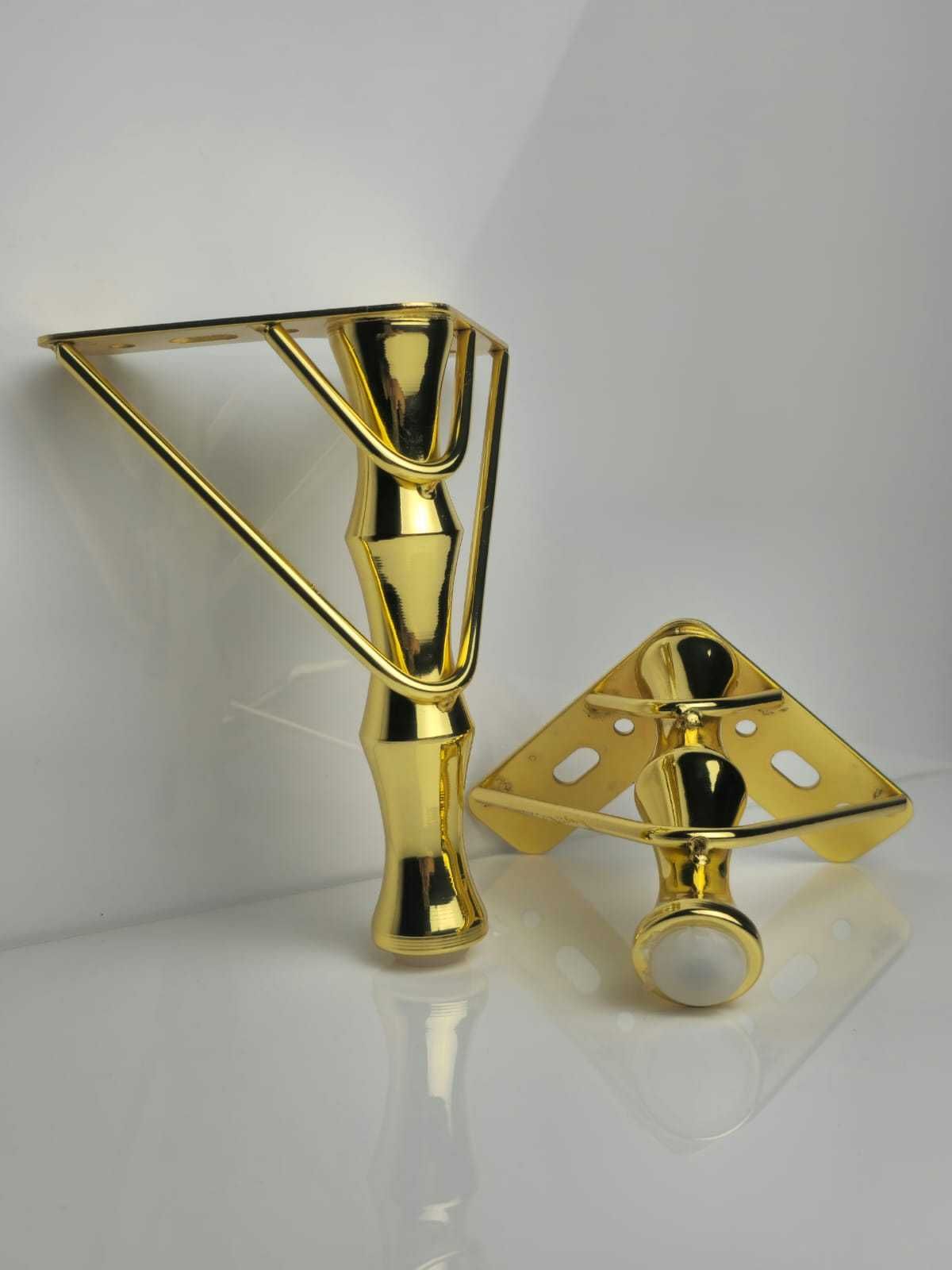 Мебельная ножка золотистая Golden Prism модель  (C056)