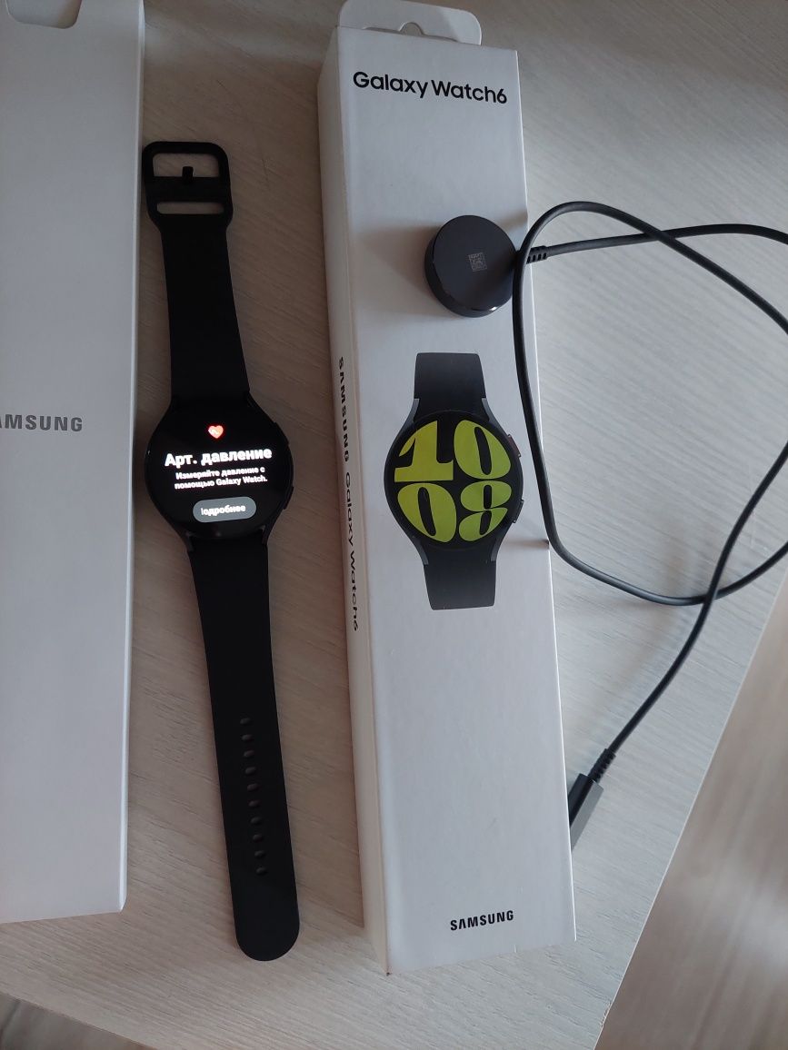 Смарт часы Samsung Watch 6 44мм новые. Или обмен.