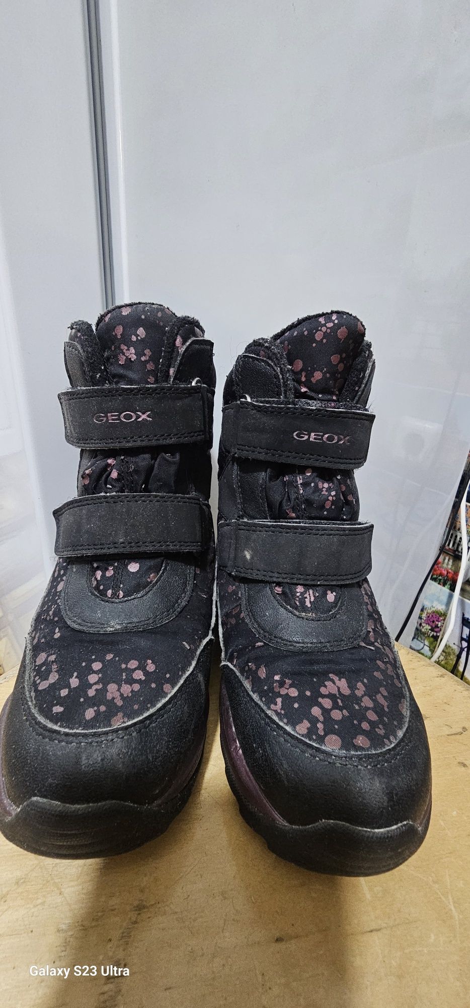 Сапоги  зимние geox оригинал детские для девочки