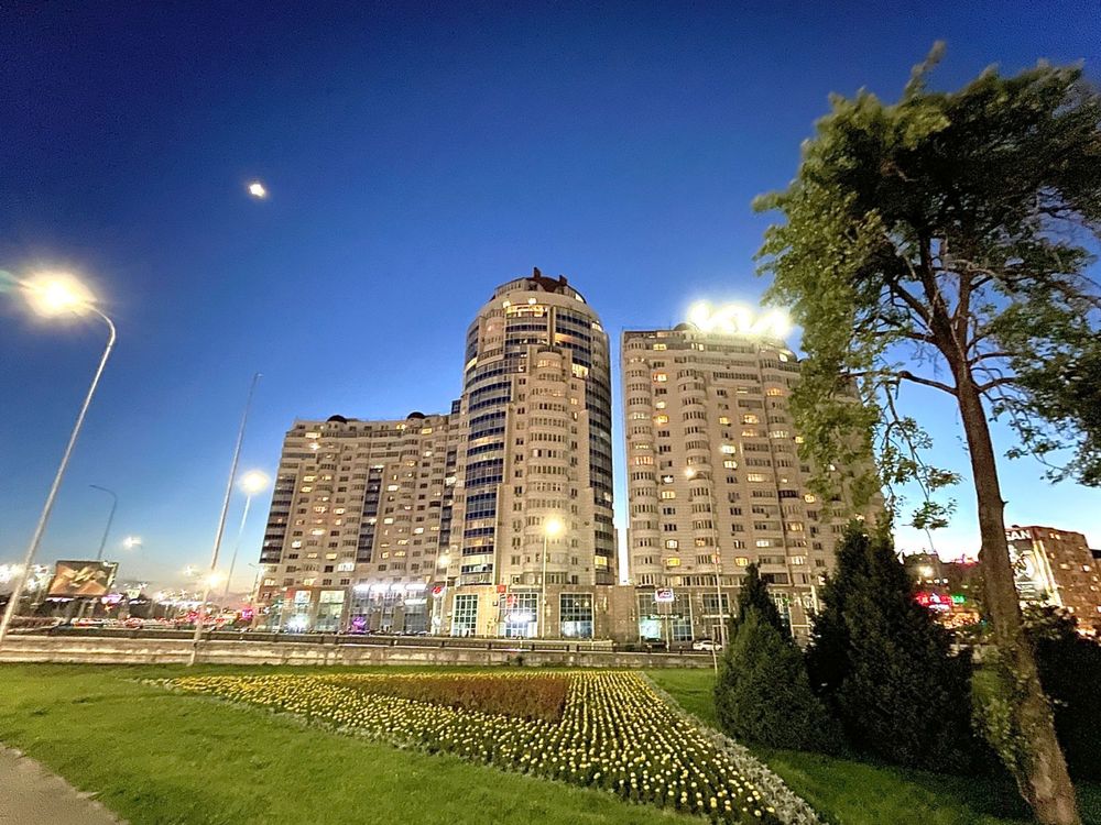 Мегацентр, терраса, вид на горы, ЖК Айгерим