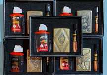 Бензиновая зажигалка 3в1 набор . Подарочная зажигалка Zippo. Lighter.