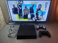 Playstation 4 Slim Гта 5 Ufc4 МК11 Инжастик2 Гонка 2 джойстик