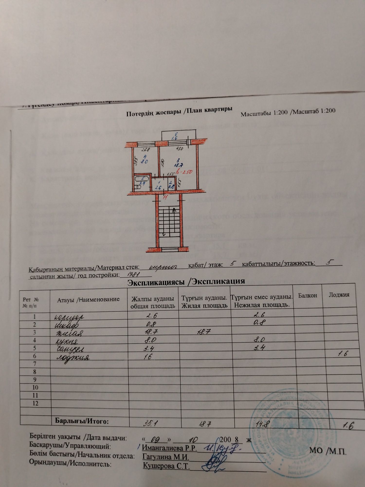 Продам 1 ком. квартиру