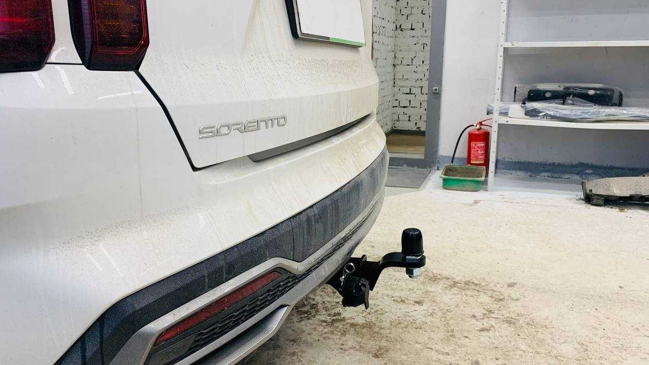 Фаркоп усиленный для HYUNDAI Santa Fe (с 2021-) KIA Sorento (с 2021-)