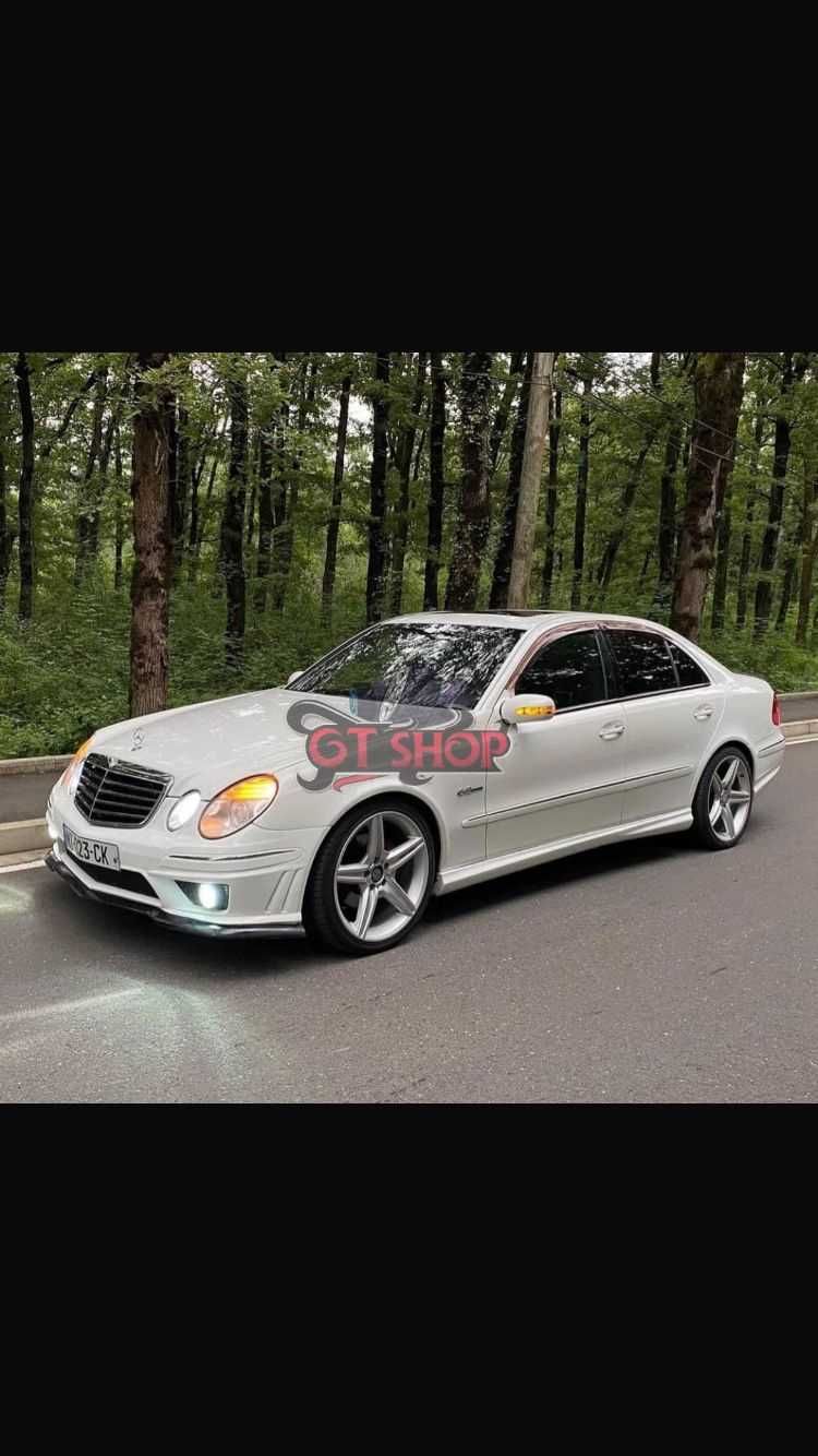 Обвес AMG/Black Bison на Mercedes W211 Бампера, пороги, губы, спойлера