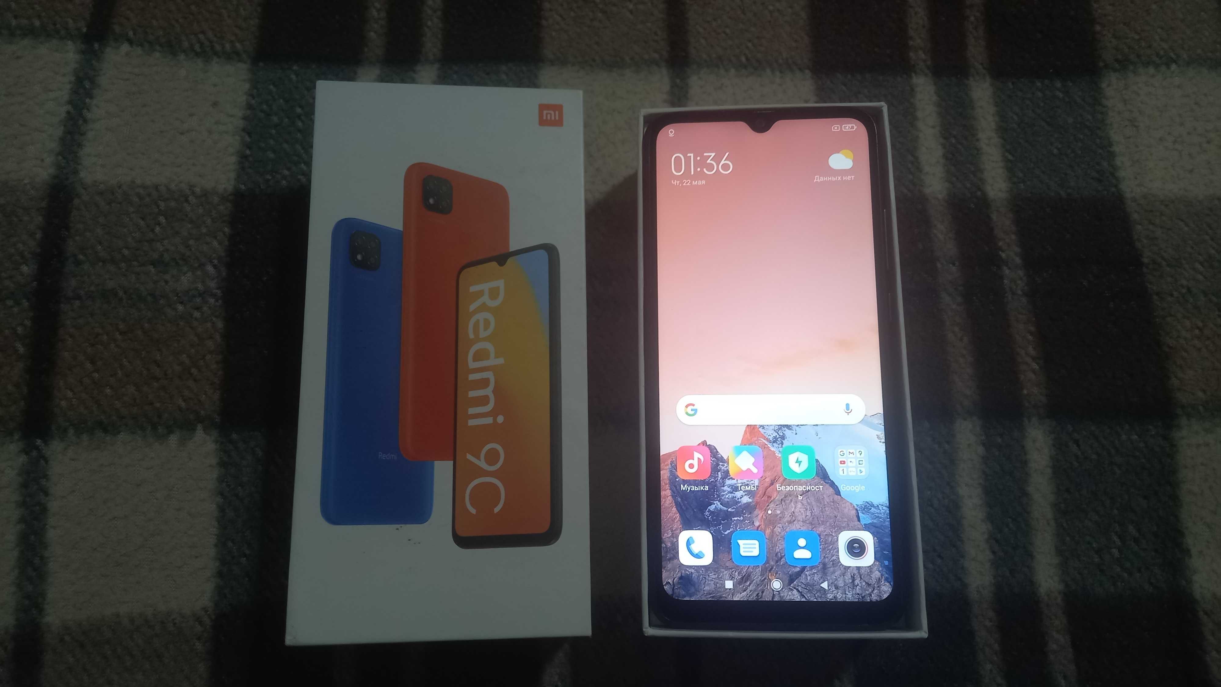 Xiaomi Redmi 9c (2гб/32гб) IPS, коробка, зарядка.