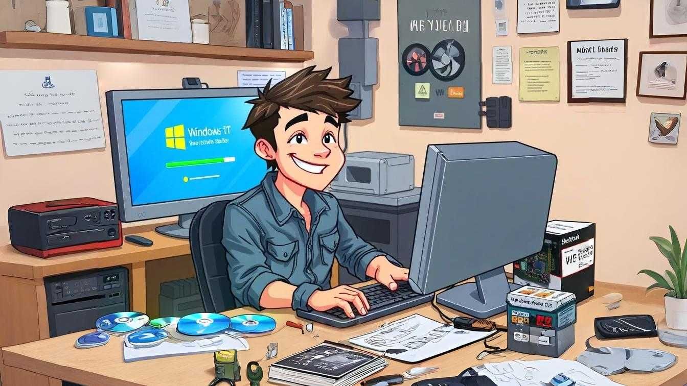 ПРОГРАММИСТ. Уcтaновкa Windows, Word-Excel. ВЫЕЗД НА ДОМ. Настройка.