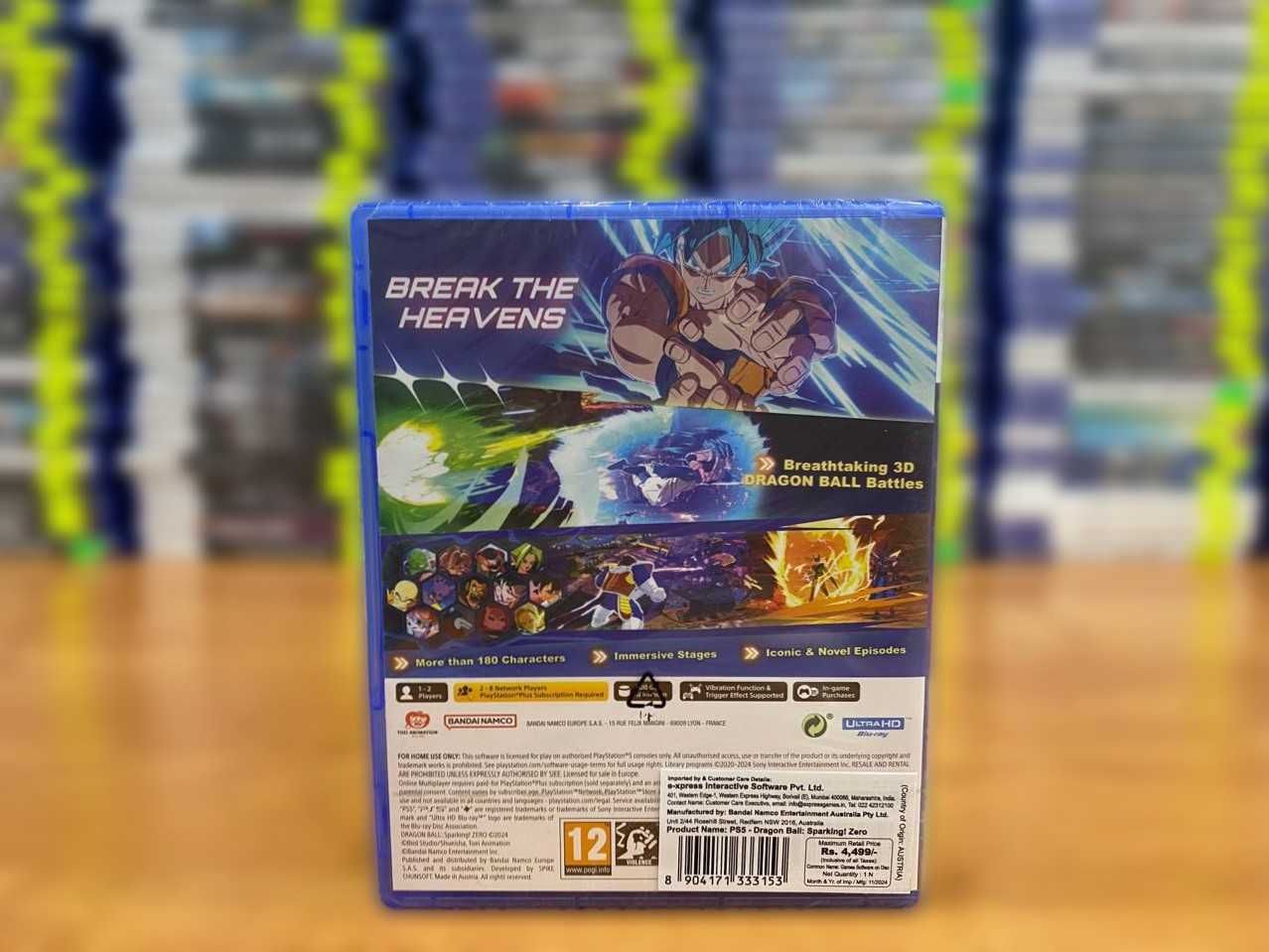 НОВЫЙ диск Dragon Ball: Sparking! Zero PS5 Много Игр