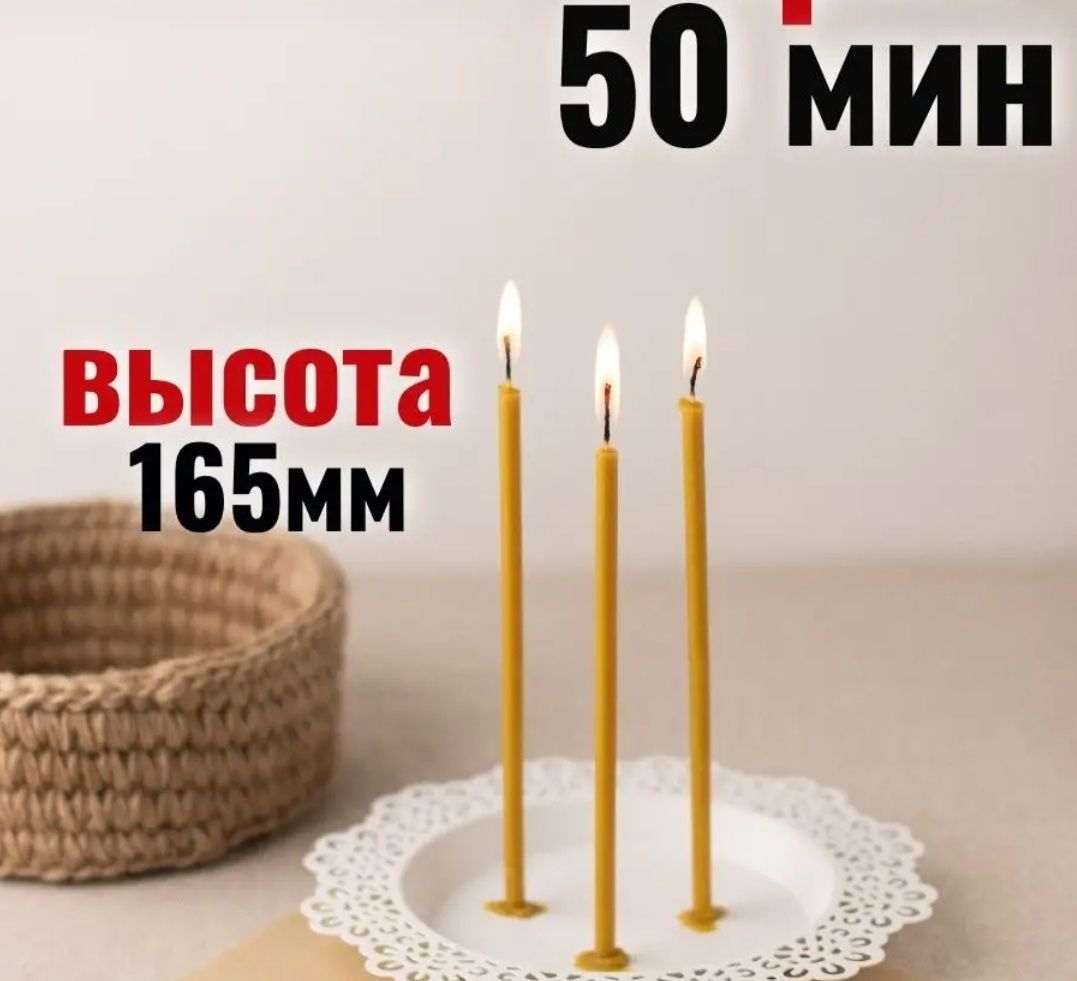 Свечи восковые,обычные и цветные. Район ЖД вокзала