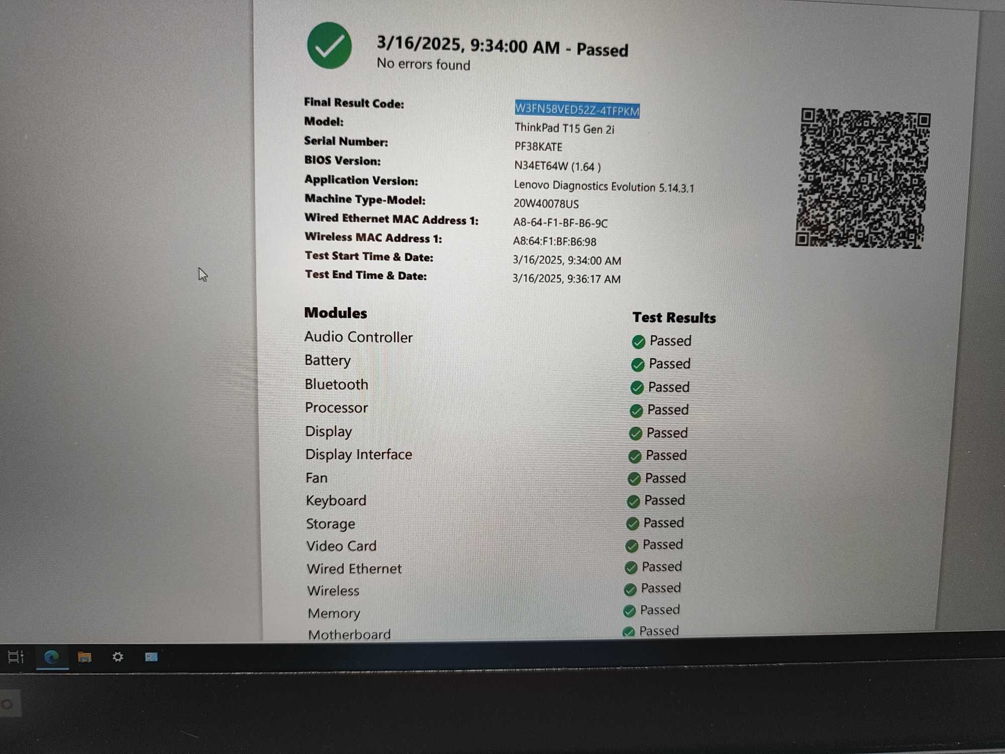 Lenovo Thinkpad T15 Gen 2/i5-1135G7/8/256/FHD/IPS