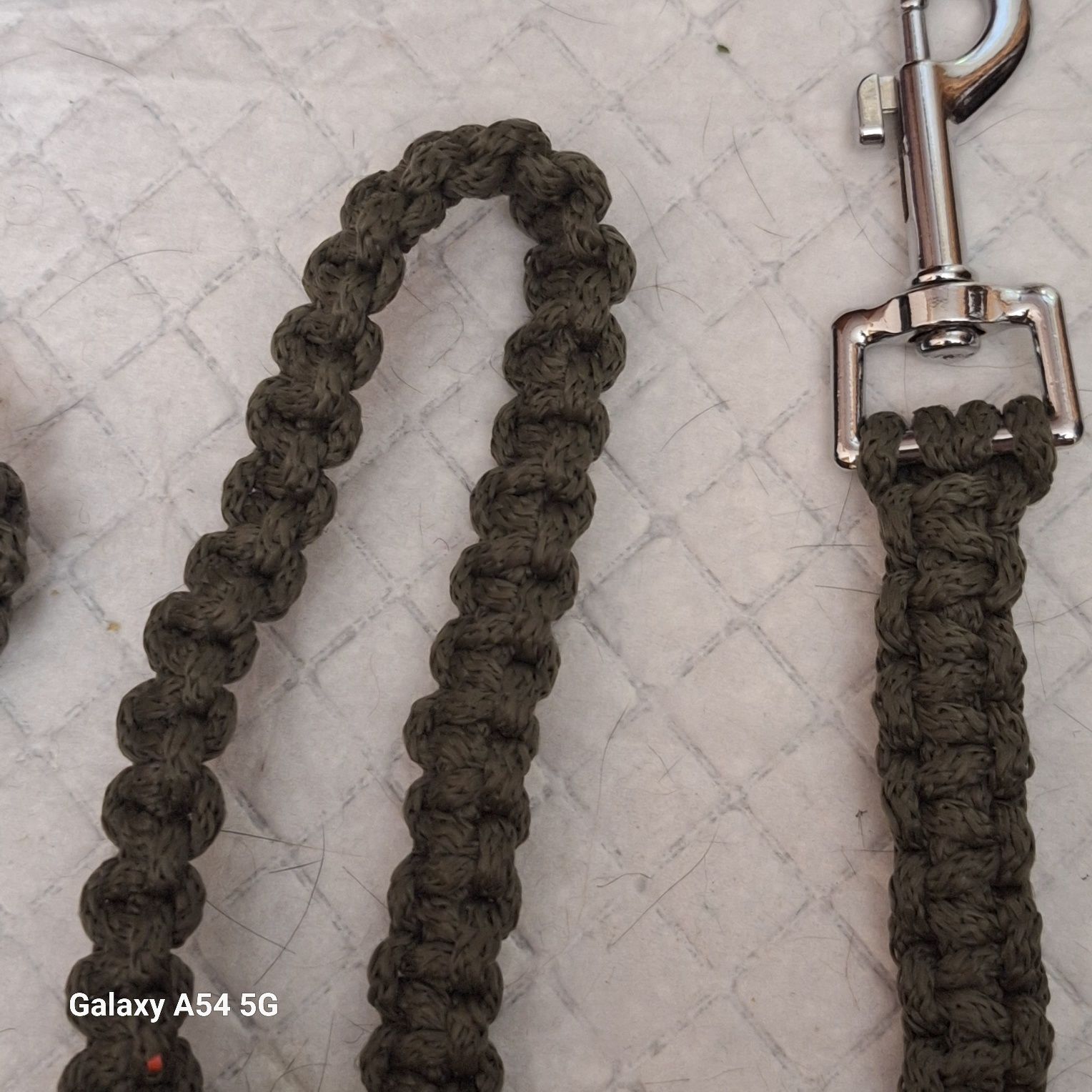 Поводок косичка, из ниток - 1,7 м