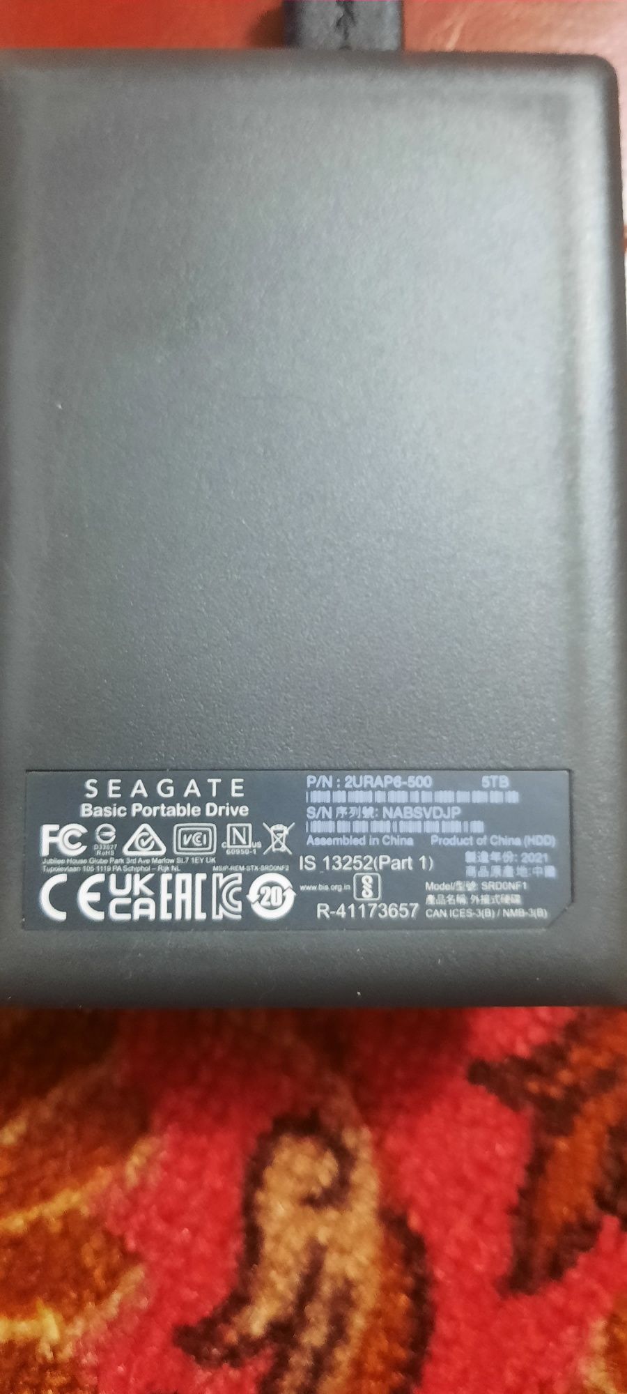 Внешний HDD(жесткий диск) Seagate 5 TB
