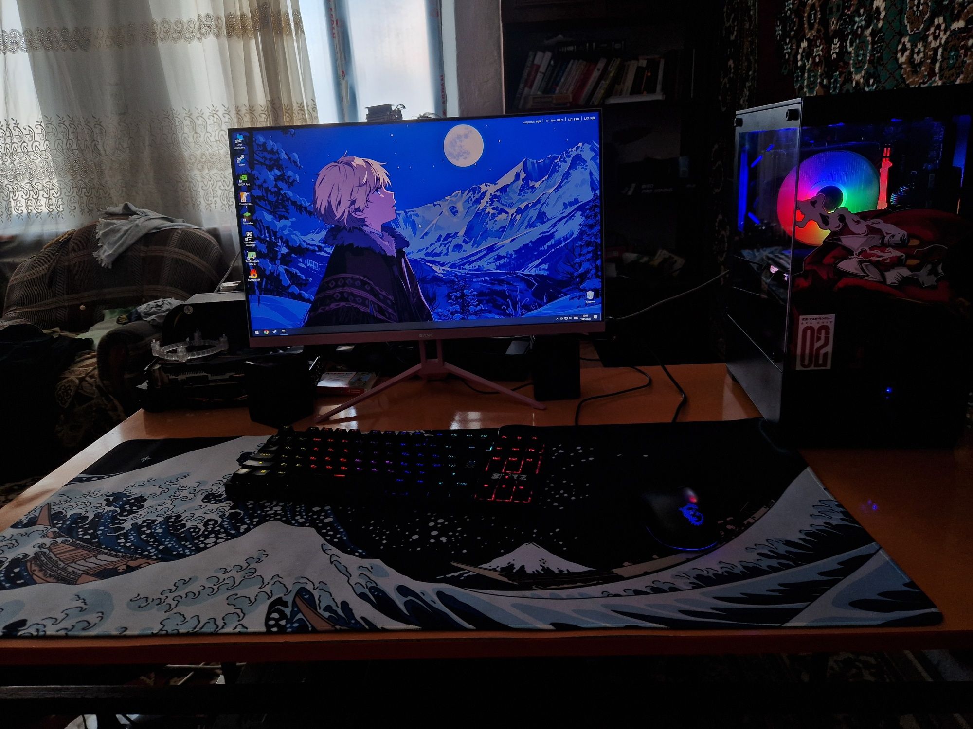 Игровой компьютер i5 10400f + RTX 3060 12gb монитор 180гц Fortnite cs2