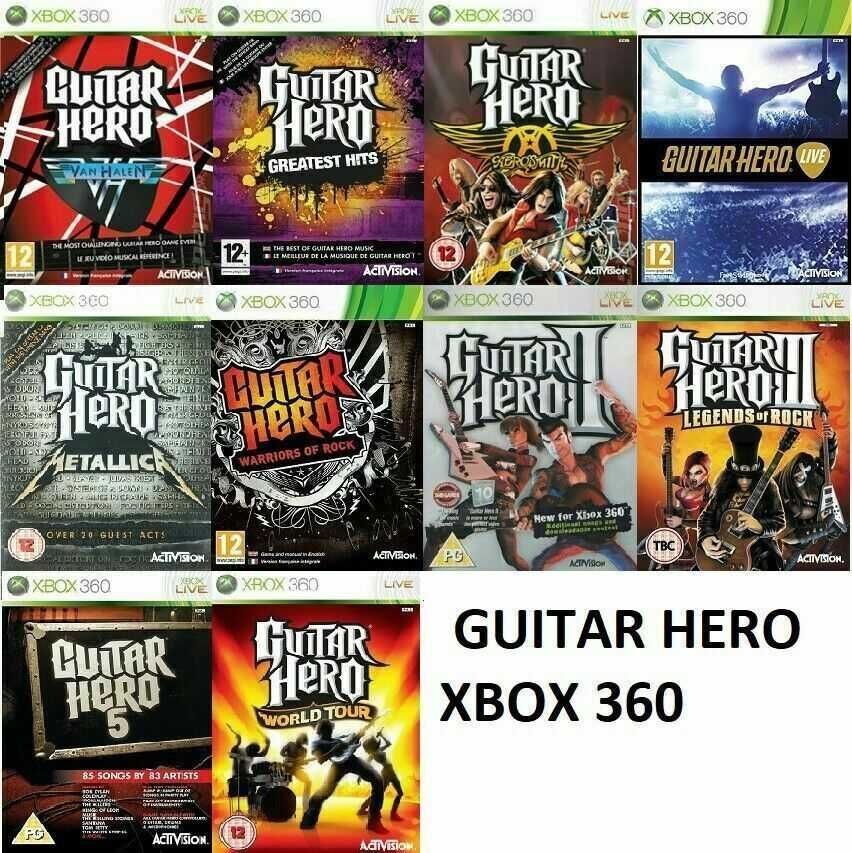 Xbox 360 Guitar Hero беспроводная гитара