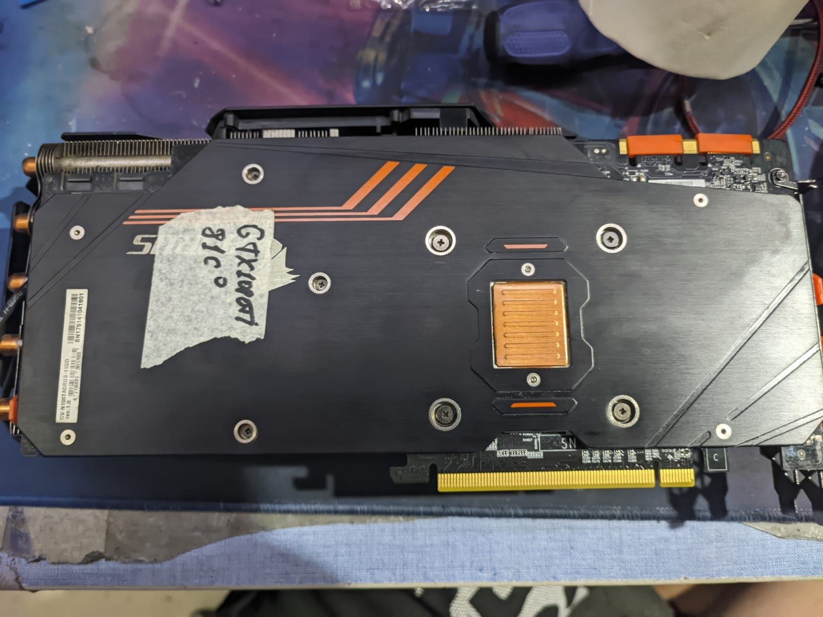 Gygabyte AORUS GeForce GTX 1080 Ti 11g

GPU: NVIDIA GeForce GTX 1080 T