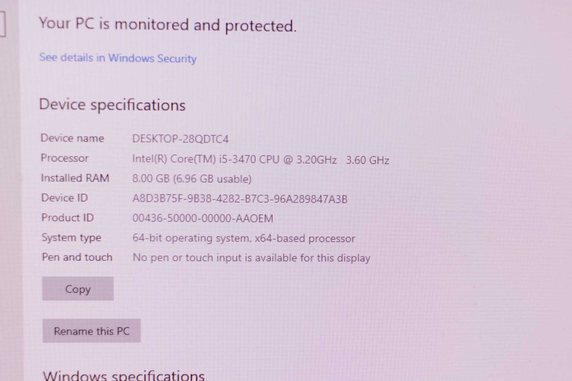 Компьютер (Системный блок) i5-3470