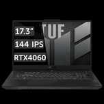 Игровой ноутбук Asus TUF Gaming A17 с RTX 4060 и Ryzen 7