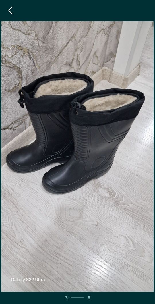 Сапоги зимние утеплённые