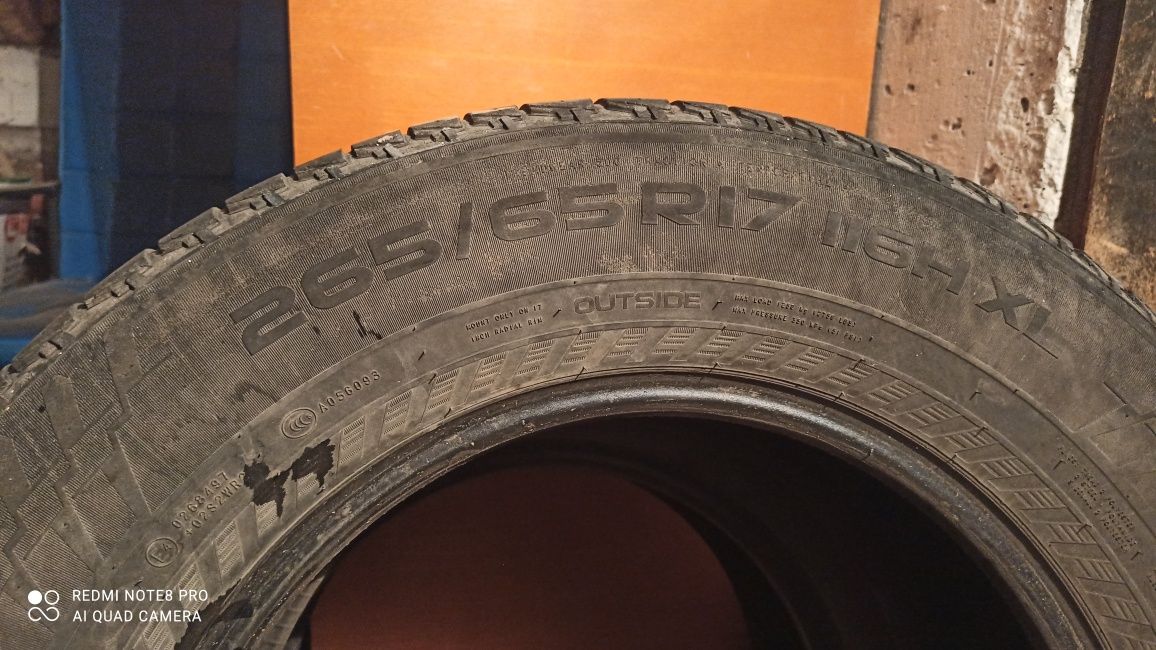 Продам резину 265 и 275/65/r17, 2 шт