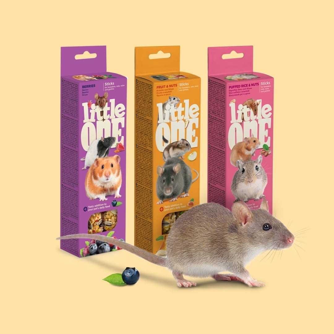 Little One корма и лакомства для грызунов в "Живом Мире" на Толе би
