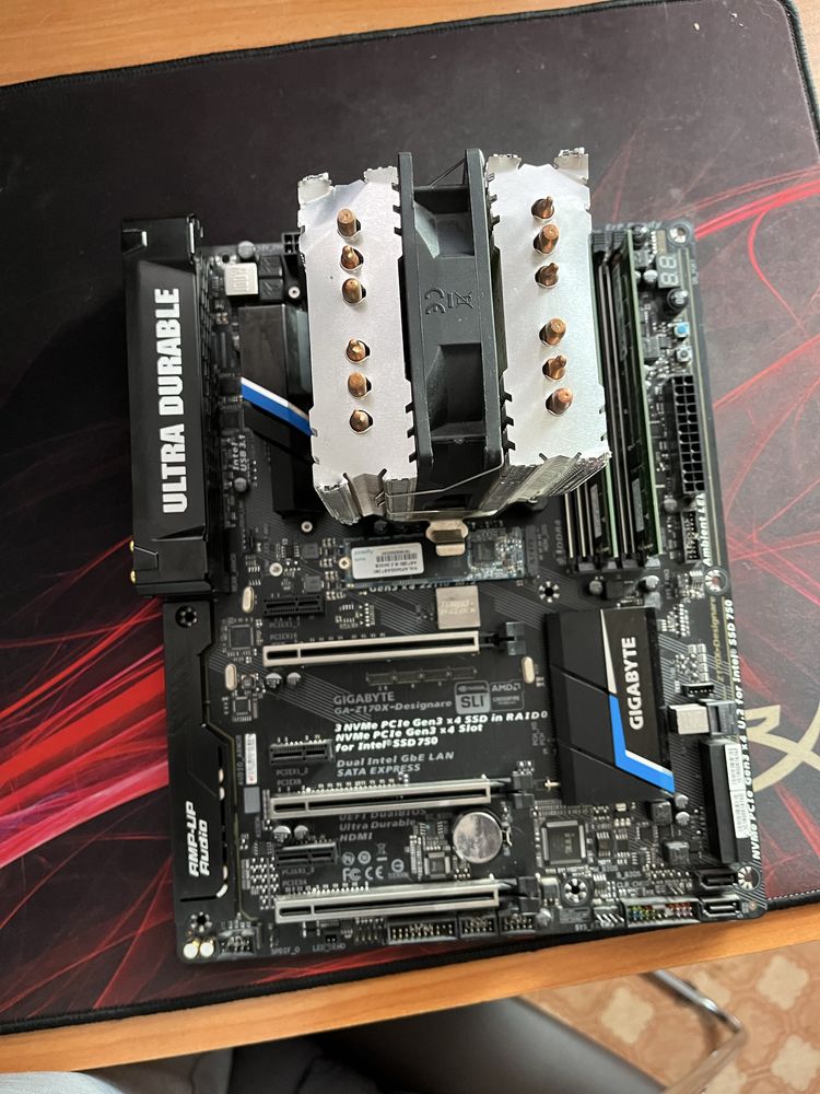 Продам материнскую z170x плату + процессор