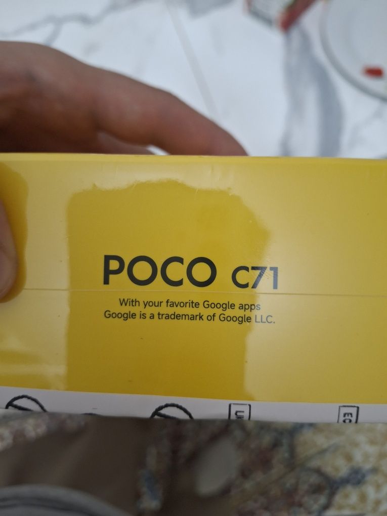 Новый запечатанный Poco C71 чёрного цвета