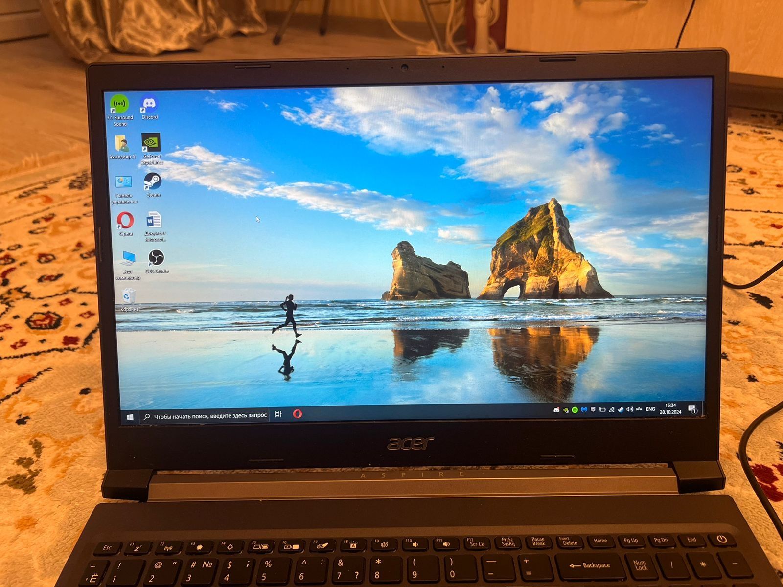 Ноутбук Acer Aspire 7 15.6" / 8 Гб / SSD 512 Гб